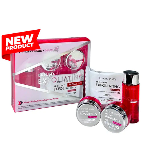 Luxxe White Brilliant Rejuv Exfoliating set Skincare Comfort Rejuvenating Anti Aging Skin Repair