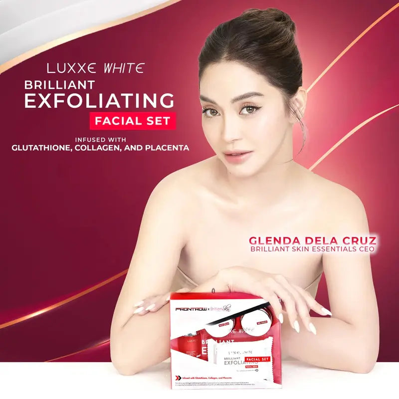 Luxxe White Brilliant Rejuv Exfoliating set Skincare Comfort Rejuvenating Anti Aging Skin Repair